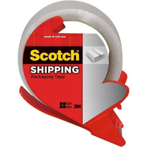 Scotch Shipping Packaging Tape with Dispenser, 1.88 in. x 84.2 yd., Clea... - £6.72 GBP