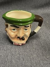 Vintage  TOBY MUG Jug pitcher man bow tie and mustache With Pipe - £8.15 GBP