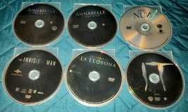 6 Horror DVDs Discs Only - Annabelle Creation + Comes Home, Nun, La Llorona, It+ - £23.96 GBP