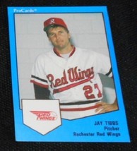 1989 ProCards Jay Tibbs Rochester Red Wings 1633, Intl Baseball Sport Card, RARE - £90.87 GBP