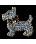 Signed Monet Scottish Terrier Scotty Dog Christmas Holiday Pin Brooch Je... - £19.97 GBP