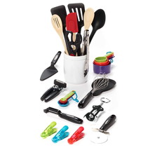 Farberware 28-Piece Kitchen Utensil &amp; Gadget Kitchen Utensil Sets Multic... - $47.64