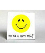 Inspiration Quote Magnet, Smiley Face, Happy Saying - $5.37 CAD