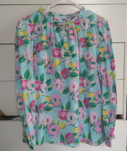 Kim Rogers® Petite Printed Long Sleeve Popover Top - £7.96 GBP