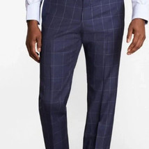 Sean John Men&#39;s Classic-Fit Check Suit Pants in Blue-Size 36x32 - $43.99