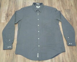 Club Room Size XL Arctic Grey Cotton New Mens Button Down Fitted Shirt - £54.59 GBP