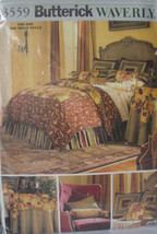 Pattern  3559 Duvet Cover, Dust Ruffle, Shams, Tablecloth Pillows &amp; Drapes - £4.44 GBP