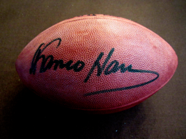 Franco Harris Pittsburgh Steelers Hof Signed Auto Wilson Nfl Field Football Jsa - £467.24 GBP