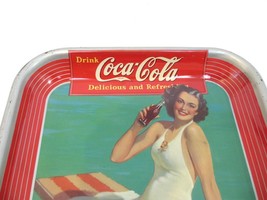 Vintage 1939 Springboard Girl Coca-Cola Tray Very Good Condition - £209.66 GBP