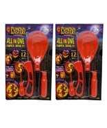 2-Pack 12pc Pumpkin Masters Carving Kit Print Your Own Template Saw Dril... - $21.51 CAD