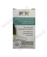 Aura Cacia Essential Oil Wicks Diffuser 10 Replacement Wicks Pack of 8 - £24.12 GBP