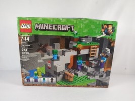 LEGO 21141 Minecraft The Zombie Cave Building Kit Retired Set Box Damage - £15.71 GBP