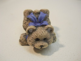 Bear with Ribbon Decorative Collectible Figurine n393 - $8.99