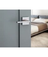 Halifax Square Satin Nickel Half-Dummy Door Lever - $21.77 CAD