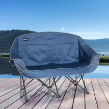 Camping Chair 2 Person Outdoor Folding Double Chairs Seats Lawn Beach Fold New ~ - $71.99