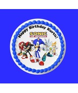 Personalize/Edible Birthday Cake Topper/ Peel like a sticker - £7.83 GBP