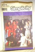 Simplicity Devil Ghost Wizard Ninja Costume Pattern 9304 Adults Boys Girls - $12.86