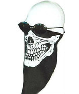 Skull Mask Face Protection Cloth Light Weight Washable Reusable Bugs Mot... - £7.89 GBP