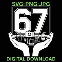 Funny Six Seven 67 Meme Gen Alpha Hands gift for Civil Defense ambulance... - $32.10 MXN