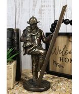 Brave Fireman Fire Fighter Hero Saving Child Descending From Ladder Figu... - €34,94 EUR