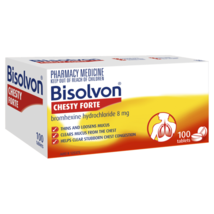 Bisolvon Chesty Forte 100 Tablets - $98.94