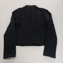 Forever TwentyOne RN#94981 Women's Size Medium Black Front Button Blazer Jacket image 2