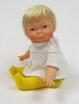 Ideal Newborn Thumbelina Baby Doll, 10” with pull string 1960s  - £30.94 GBP