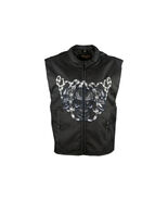 Men's Textile Vest with Reflective Skull - 715414 - €63,21 EUR