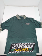 Renegades Racing Chewing Tobacco Shirt Vintage Green Size Large - $8.90