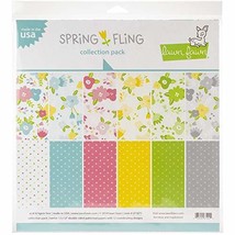 Lawn Fawn Spring Fling Collection Pack, Double Sided 12&quot; x 12&quot; (LF1877) - £15.72 GBP