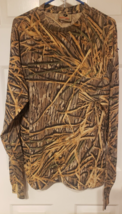 VTG 90s Mossy Oak Camo Shadow Grass Long Sleeve Pocket T Shirt USA Made ... - $24.25