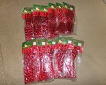 Kurt Adler 9ft Red Plastic Christmas Garland Vintage? 11 pkg NEW - $89.98