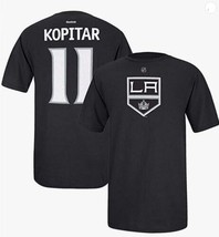 Reebok Los Angeles Kings Player Kopitar #11 Premier Black Jersey T-Shirt... - $17.82