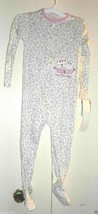 Just One You By Carters Girls Footed Pajama Sleepwear Kitty Cat Sizes 2T... - $8.59