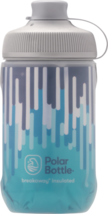 Polar Bottle Insulated Muck Water Bottle — Zipper 12 oz. Slate Blue/Turquoise - £12.78 GBP