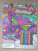 crayon by number butterfly brand new - $1.00
