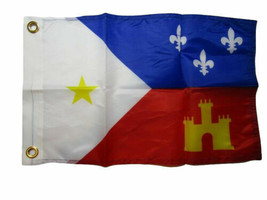 12x18 12&quot;x18&quot; Acadiana Louisiana Polyester Motorcycle Boat Flag Grommets 100D - £13.59 GBP