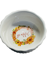 NW Royal Norfolk Ceramic Mini Pie Plate Autumn Pattern-Greateful - £9.99 GBP