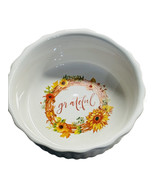 NW Royal Norfolk Ceramic Mini Pie Plate Autumn Pattern-Greateful - $12.75