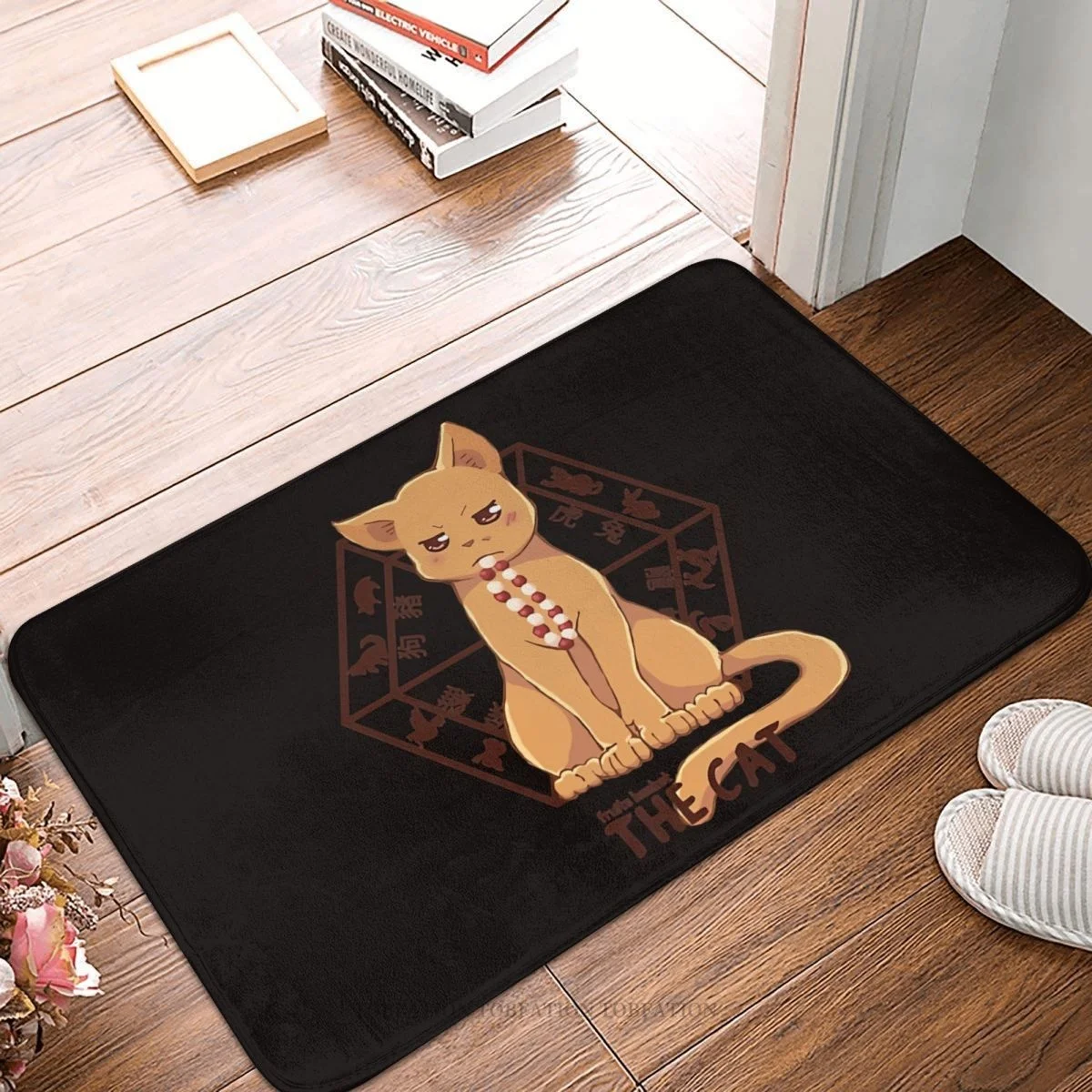 Fruits Basket Bath Non-Slip Carpet Kyo The Cat Classic Bedroom Mat Welcome Doorm - £12.73 GBP