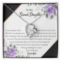Heart Necklace, For Granddaughter.From Grandpa,From Grandma.Necklace to ... - £30.99 GBP+