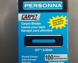 Personna Carpet Blades Round Corner Wrapped In Dispenser Box 100 ----V24 - $14.30