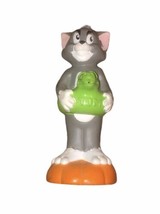 Vintage Dairy Queen 1993 TOM &amp; JERRY Rubber Squirt Tub Toy Tom the Cat 4&quot; - £3.87 GBP