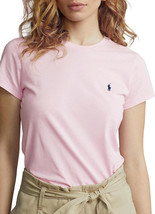 Polo Ralph Lauren Womens Lt Pink Soft Knit Crewneck Tee T-Shirt, M Mediu... - $44.06