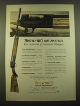 1966 Browning Automatic-5 Shotgun Ad - The Aristocrat of Automatic Shotguns - $18.49
