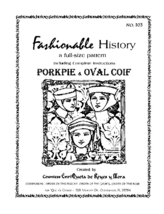 Porkpie &amp; Oval Coif Pattern by Queta&#39;s Closet Pat. No.103 - $10.72