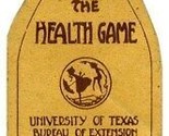 Play the Health Game 1920&#39;s Milk Bottle Shaped Paper Record University o... - £39.10 GBP