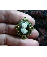 (CT16-3) TINY WOMAN black Pin Pendant Jewelry brooch necklace - £21.59 GBP