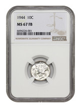 1944 10C Ngc MS67FB - £529.19 GBP