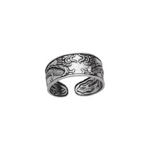 Chinese Dragon 925 Sterling Silver Toe Ring - £11.37 GBP